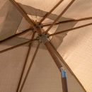 Парасоля AZZURRO Sand/Woodlook dia 300 см, 4SO