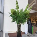 Декоративна гілочка Banksia spray green 65cm