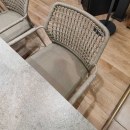 Тиковый обеденный стол 240 см Liam Ceramic/Teak