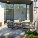 Низький обідній стіл Saba, dia160*h69 см, antracite