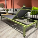 Шезлонг з коліщатками Cassano Green