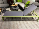 Шезлонг з коліщатками Cassano Green