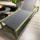 Шезлонг з коліщатками Cassano Green