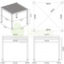 Пергола Classic 3*3 Antracite
