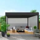 Пергола E-Deluxe 3*4 Antracite, LED+електричний дах