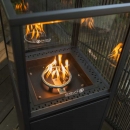 Вуличний газовий обігрівач Pillar Dome Black, h116 см