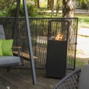 Вуличний газовий обігрівач Pillar Dome Black, h116 см