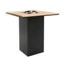 Барний стіл-камін CosiLoft Bar black/teak, Cosi