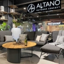 Стіл-камін CosiLoft dia 120, black/teak