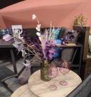 Декоративна гілочка Eucalyptus metallic lilac 82cm