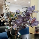 Декоративна гілочка Eucalyptus metallic lilac 82cm