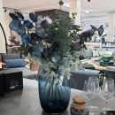 Декоративна гілочка Eucalyptus metallic blue 82cm