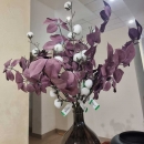 Декоративна гілочка Cotton 87cm