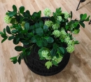 Декоративна гілочка Ficus panda green 90cm