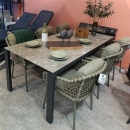 Стіл для тераси GOA HPL 220х95 Terrazzo Ceramic