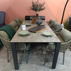 Стіл для тераси GOA HPL 220х95 Terrazzo Ceramic