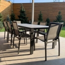 Стіл для тераси GOA HPL Dark Grey 220 cм