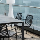 Стіл для тераси GOA HPL Dark Grey 220 cм
