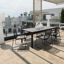 Стіл для тераси GOA HPL Dark Grey 220 cм