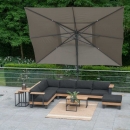 Парасоля Hacienda 400х300 Taupe