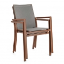 Стілець з підлокітниками Konnor terracotta