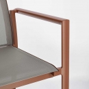 Стілець з підлокітниками Konnor terracotta