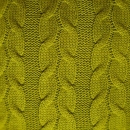 Подушка в'язана, 40*40, лайм