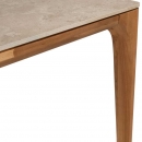 Тиковый обеденный стол 240 см Liam Ceramic/Teak