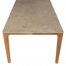 Тиковый обеденный стол 240 см Liam Ceramic/Teak