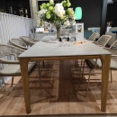 Тиковый обеденный стол 240 см Liam Ceramic/Teak