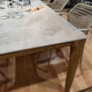 Тиковый обеденный стол 240 см Liam Ceramic/Teak