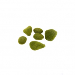 Декоративне каміння Moss stone green, 6 шт