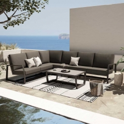 Модульний диван для тераси New Mauritius MattCarbon