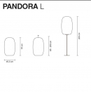Торшер для саду Pandora