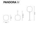 Лампа-підвіс для саду Pandora