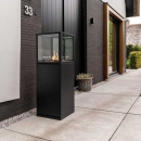 Вуличний газовий обігрівач Pillar Dome Black, h116 см