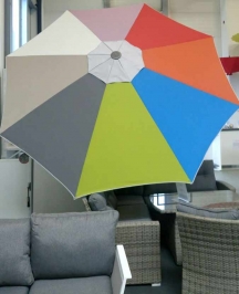 Разноцветный купол зонта Protect 340Р